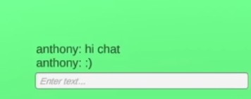 Chat UI and player list