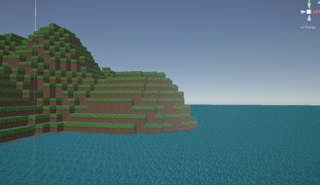 Generated island view